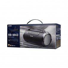 Тонколона Remax Gwens RB-M43, Bluetooth, USB, TF, TWS, AUX, Черен - 22214