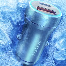 Зарядно устройство за кола Earldom ES-CC29, 30W, USB QC3.0, PD, Сребрист - 40350