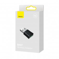 Bluetooth адаптер Baseus BA07, No brand, V5.3, Черен - 19054