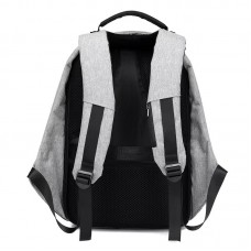 Раница за лаптоп No brand BP-01, 15.6", Сив - 45284
