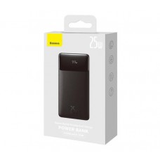 Преносима батерия Baseus Bipow, 20000mAh, 25W, С Type-C кабел, Черен - 87089