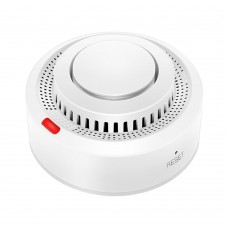 Смарт сензор No brand PST-YG400A, За дим, Wi-Fi, Tuya Smart, Бял - 91009