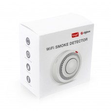 Смарт сензор No brand PST-YG400A, За дим, Wi-Fi, Tuya Smart, Бял - 91009