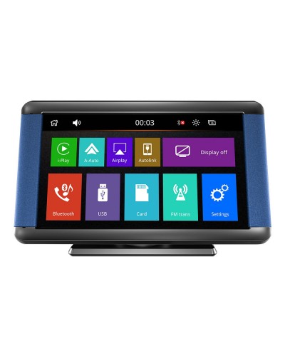 Преносим CarPlay / Android Auto дисплей No brand X300L, 7", За автомобил - 13314