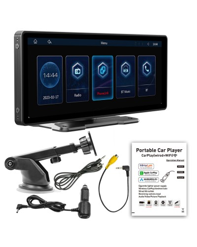 Преносим CarPlay / Android Auto дисплей No brand X5303, 10.26", За кола - 13319