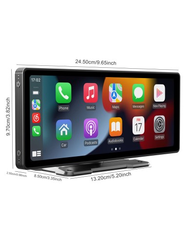 Преносим CarPlay / Android Auto дисплей No brand X5303, 10.26", За кола - 13319