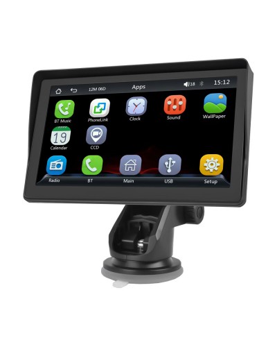 Преносим CarPlay / Android Auto дисплей No brand X5310L, 7", За автомобил - 13313