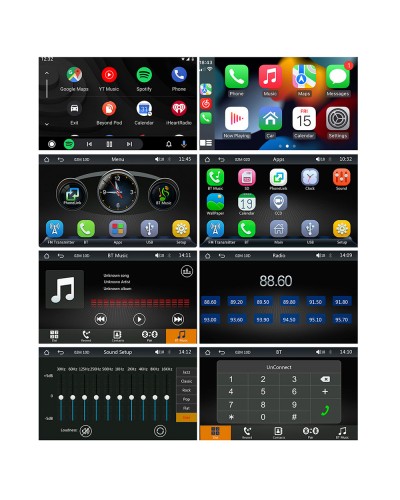 Преносим CarPlay / Android Auto дисплей No brand X5310L, 7", За автомобил - 13313