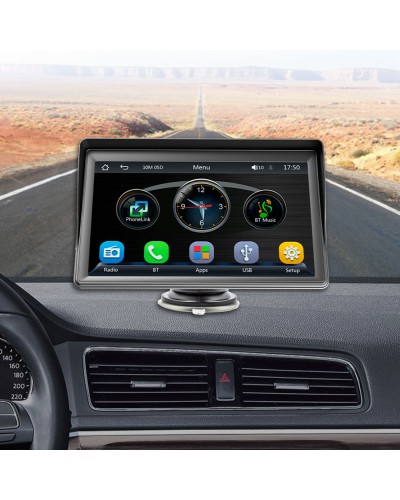 Преносим CarPlay / Android Auto дисплей No brand X600L, 7", За автомобил - 13311