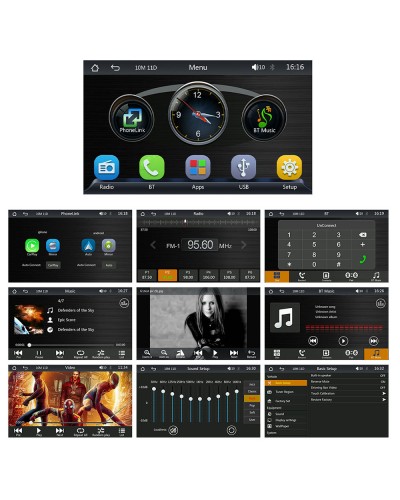 Преносим CarPlay / Android Auto дисплей No brand X600L, 7", За автомобил - 13311