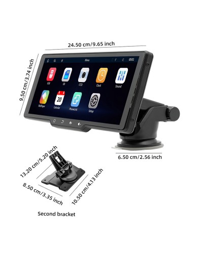 Преносим CarPlay / Android Auto дисплей No brand, X5314, 10.26", За автомобил - 13320
