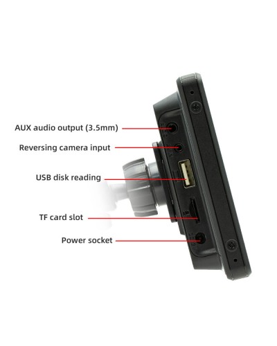 Преносим CarPlay / Android Auto дисплей No brand, X5314, 10.26", За автомобил - 13320