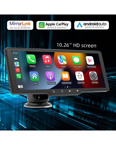 Преносим CarPlay / Android Auto дисплей No brand, X5314, 10.26", За автомобил - 13320