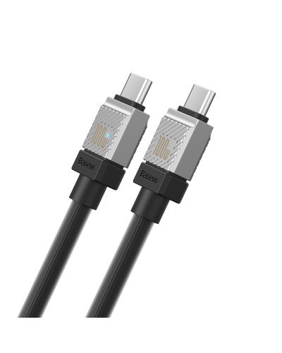 Кабел за данни Baseus CoolPlay, Type-C - Type-C, 100W, PD, 1.0m, Черен - 40441