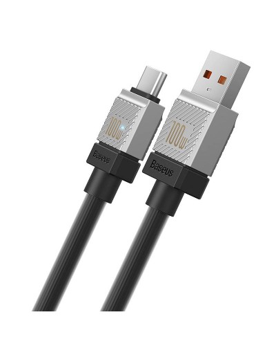 Кабел за данни Baseus CoolPlay, Type-C, 100W, 1.0m, Черен - 40445