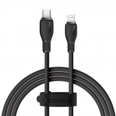Кабел за данни Baseus Pudding, Type-C - Lightning, 20W, 1.2m, Черен - 40433