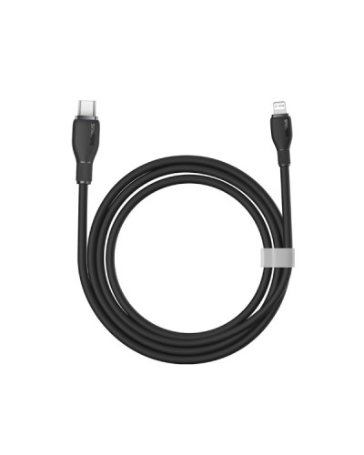 Кабел за данни Baseus Pudding, Type-C - Lightning, 20W, 1.2m, Черен - 40433