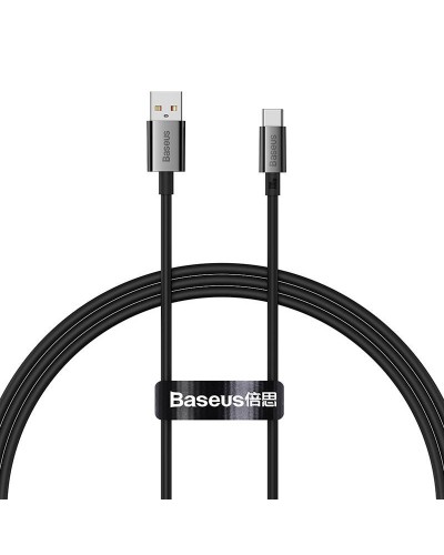 Кабел за данни Baseus Superior, Type-C, 100W, 1.0m, Черен - 40449