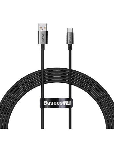 Кабел за данни Baseus Superior, Type-C, 100W, 2.0m, Черен - 40450