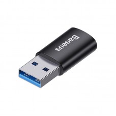 Преходник Baseus Ingenuity, Type-C F към USB, OTG, Черен - 40396
