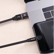 Преходник Baseus Mini, USB F към Type-C, OTG, Черен - 40397