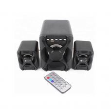 Тонколони Kisonli U-2500BT, Bluetooth, 5W+3W*2, USB, Черен - 22115