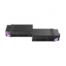 Тонколони Onikuma L1, 2x5W, USB, RGB, Черен - 22272