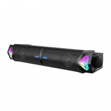 Тонколони Onikuma L1, 2x5W, USB, RGB, Черен - 22272