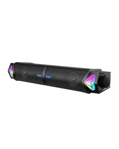 Тонколони Onikuma L1, 2x5W, USB, RGB, Черен - 22272