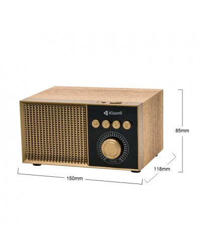 Тонколона Kisonli G10, Bluetooth, USB, SD, RGB, AUX, FM, Различни цветове - 22308