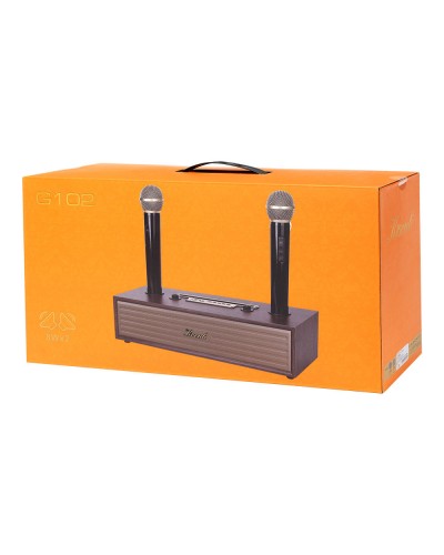 Тонколона Kisonli G102, Караоке, Bluetooth, USB, SD, AUX, Различни цветове - 22301