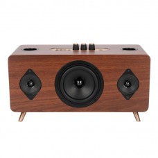 Тонколона Kisonli G105, Караоке, Bluetooth, USB, SD, AUX, Кафяв - 22304