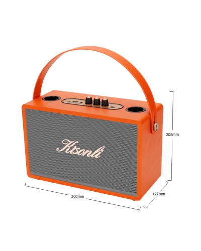 Тонколона Kisonli G107, Караоке, Bluetooth, USB, SD, AUX, Различни цветове - 22305