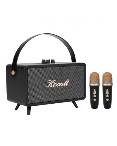 Тонколона Kisonli G109, Караоке, Bluetooth, USB, SD, AUX, Черен - 22307