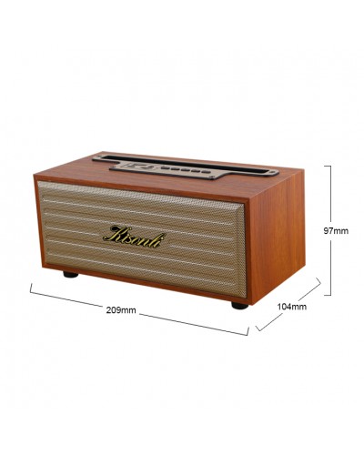 Тонколона Kisonli G12A, Bluetooth, USB, SD, AUX, FM, Различни цветове - 22310