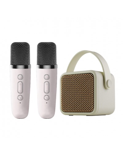 Тонколона Kisonli G23, Караоке, Bluetooth, USB, SD, AUX, RGB, Черен - 22298