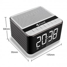 Тонколона Kisonli G8, Bluetooth, Часовник, USB, SD, FM, AUX, RGB, Различни цветове - 22281