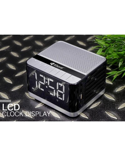 Тонколона Kisonli G8, Bluetooth, Часовник, USB, SD, FM, AUX, RGB, Различни цветове - 22281