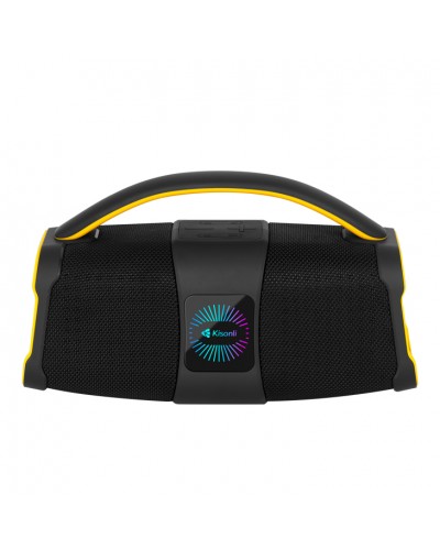 Тонколона Kisonli K3, Bluetooth, USB, SD, AUX, FM, RGB, Черен - 22293