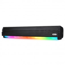 Тонколона Kisonli LED-802, Bluetooth, USB, SD, RGB, AUX, FM, Черен - 22314