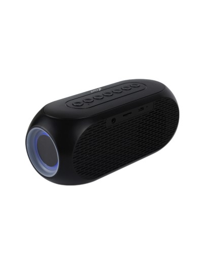 Тонколона Kisonli LP-2S, Bluetooth, Часовник, SD, FM, AUX, RGB, Черен - 22280