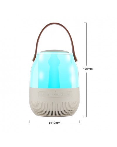 Тонколона Kisonli LP-6S, Bluetooth, USB, SD, FM, RGB, Различни цветове - 22279