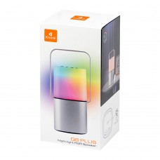 Тонколона Kisonli Q6 Plus, Bluetooth, AUX, SD, FM, RGB, Сребрист - 22282
