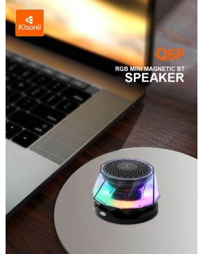 Тонколона Kisonli Q6F, Bluetooth, RGB, Различни цветове - 22284