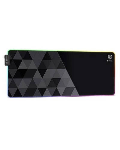 Геймърска подложка за мишка Onikuma MP006, RGB подсветка, 800x300, Черен - 17829