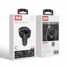 FM Трансмитер Earldom ET-M78, Bluetooth, Micro SD, USB, Type-C, QC, Черен - 17776