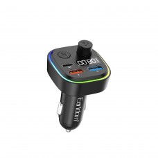 FM Трансмитер Earldom ET-M84, Bluetooth, USB, Type-C, PD, 3.1A, Черен - 17773