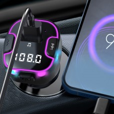 FM Трансмитер Earldom ET-M99, Bluetooth, USB, Type-C, QC, 3.1A, Черен - 17767