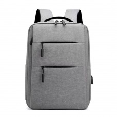 Раница за лаптоп No brand BP-03, 15.6", Сив - 45289
