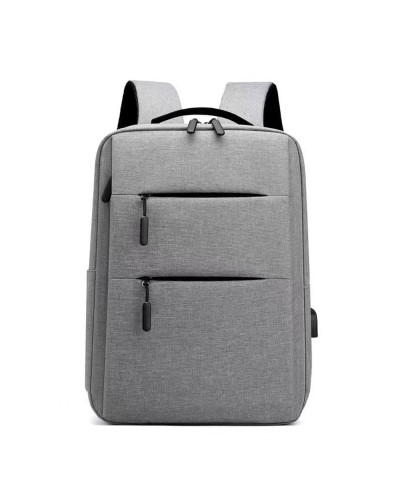 Раница за лаптоп No brand BP-03, 15.6", Сив - 45289